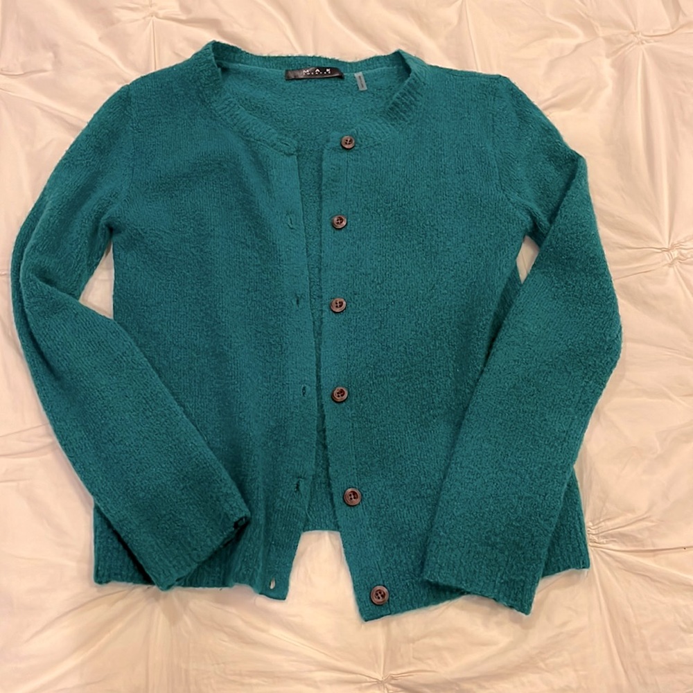 MAK Teal Sweater Small